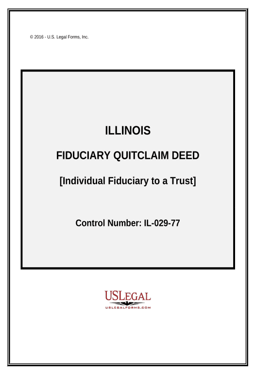 Extract Fiduciary Quitclaim from an Individual Fiduciary to a Trust - Illinois Webhook Bot