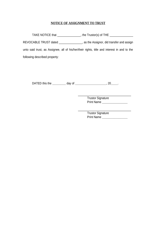 Manage Notice of Assignment to Living Trust - Illinois MS Teams Notification upon Completion Bot