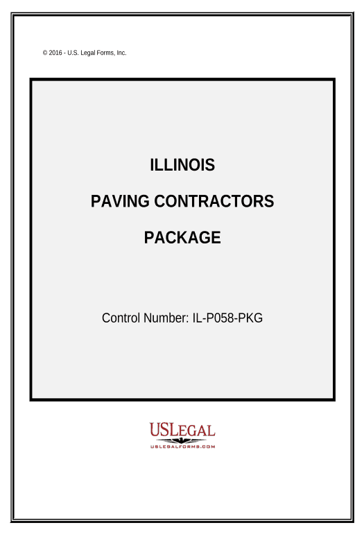 Arrange Paving Contractor Package - Illinois Update Salesforce Records via SOQL