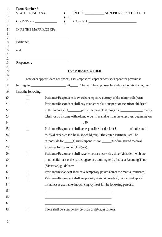 Archive Temporary Order - Indiana SendGrid send Campaign bot
