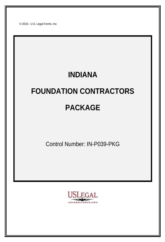 Arrange Foundation Contractor Package - Indiana Pre-fill from Excel Spreadsheet Dropdown Options Bot
