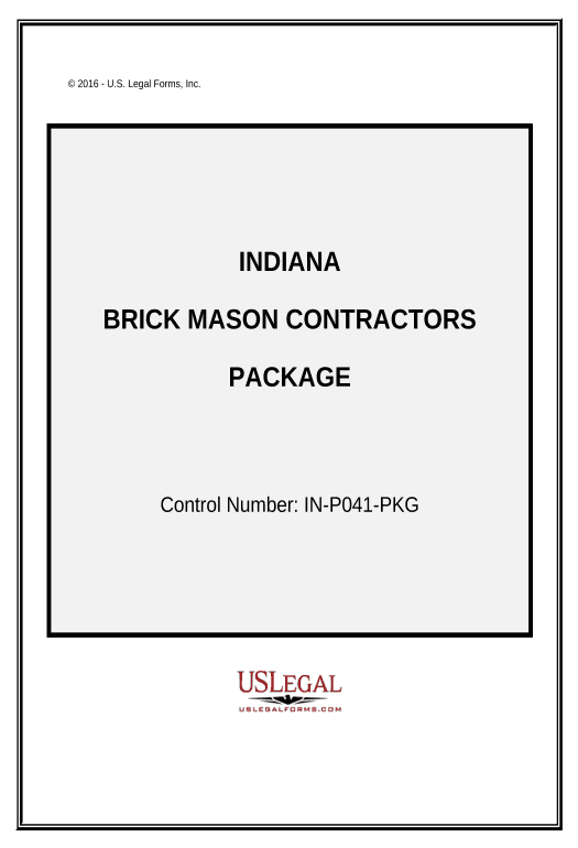 Update Brick Mason Contractor Package - Indiana Pre-fill from Smartsheet Bot