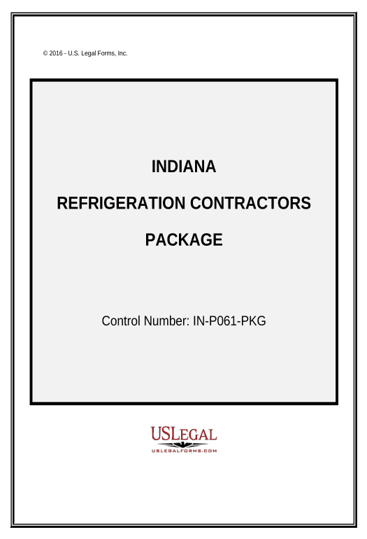Integrate Refrigeration Contractor Package - Indiana Pre-fill with Custom Data Bot