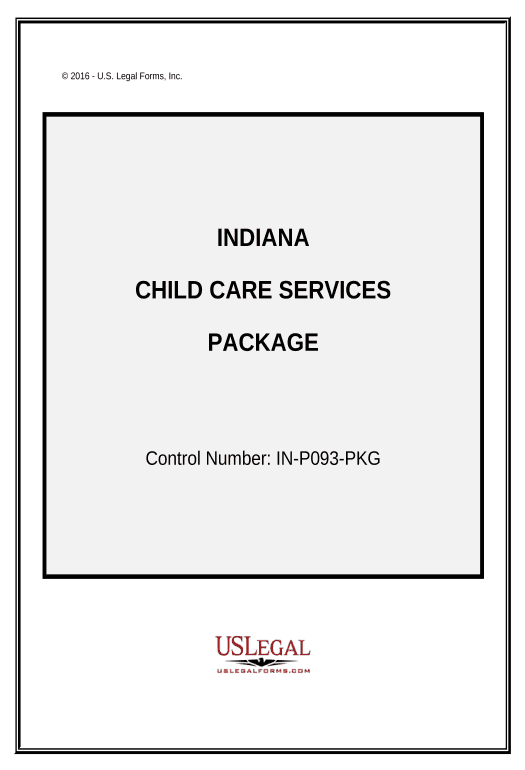 Extract Child Care Services Package - Indiana Pre-fill from Excel Spreadsheet Dropdown Options Bot