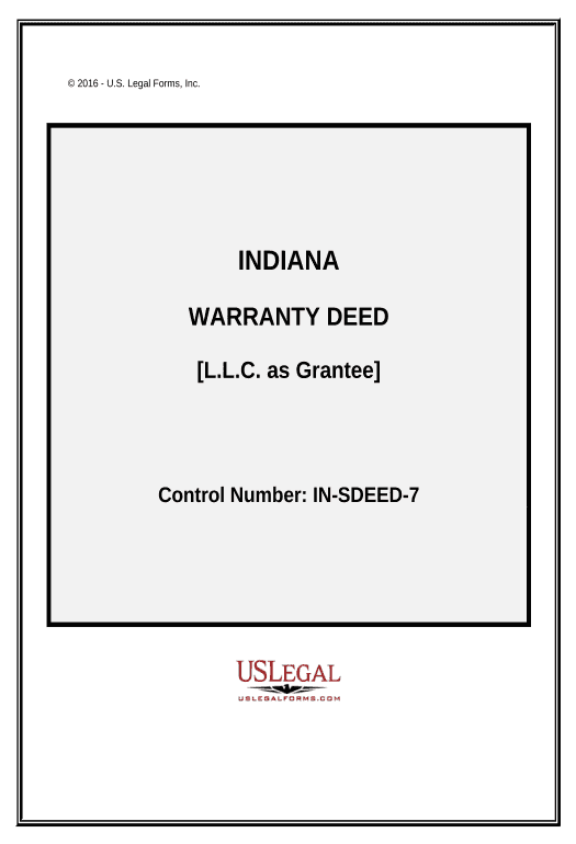 Update Warranty Deed from Limited Partnership or LLC is the Grantor, or Grantee - Indiana Pre-fill from Smartsheet Bot