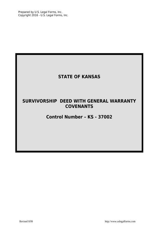 Archive Survivorship Deed with General Warranty Covenants - Kansas Create MS Dynamics 365 Records