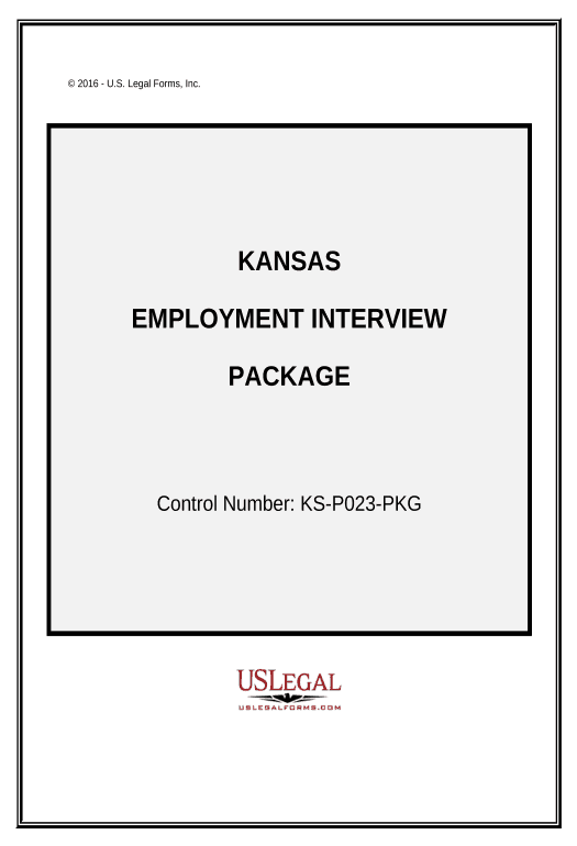 Pre-fill Employment Interview Package - Kansas Google Drive Bot