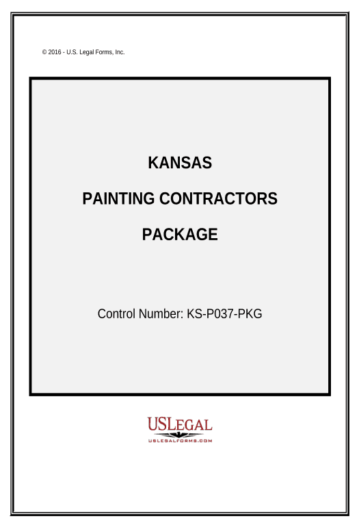 Integrate Painting Contractor Package - Kansas Export to Formstack Documents Bot