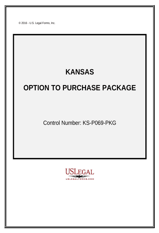 Extract Option to Purchase Package - Kansas Update MS Dynamics 365 Record
