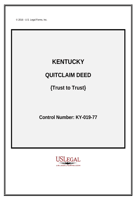 Integrate Quitclaim Deed - Trust to Trust - Kentucky MS Teams Notification upon Opening Bot