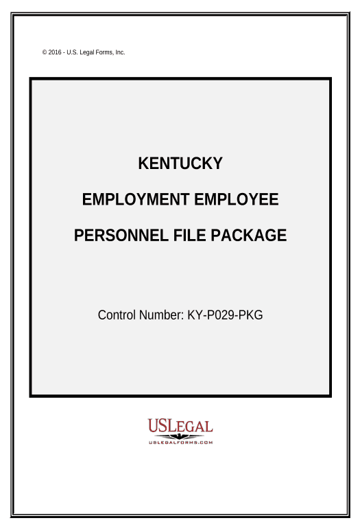 Synchronize Employment Employee Personnel File Package - Kentucky Pre-fill Document Bot