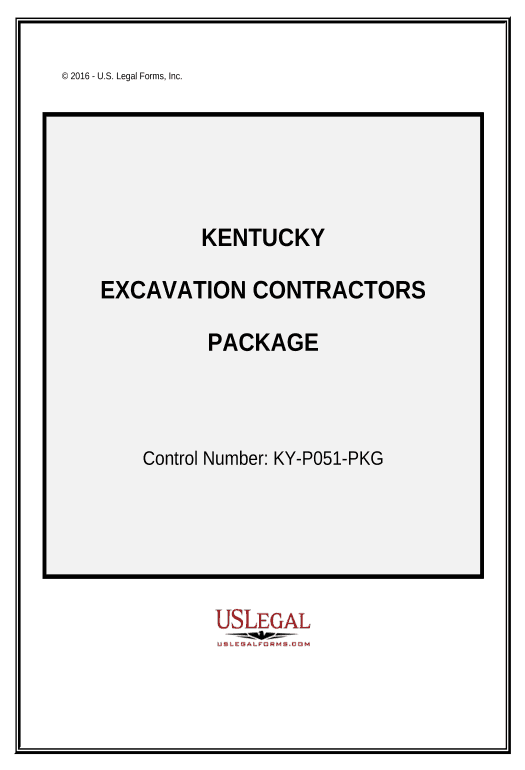 Synchronize Excavation Contractor Package - Kentucky Google Drive Bot