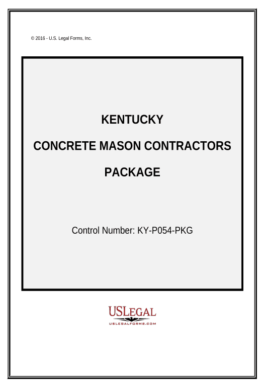 Extract Concrete Mason Contractor Package - Kentucky Notify Salesforce Contacts - Post-finish