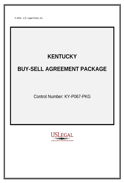 Automate Buy Sell Agreement Package - Kentucky Pre-fill from Excel Spreadsheet Dropdown Options Bot