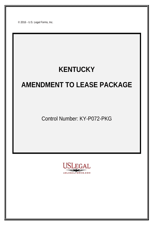 Export Amendment of Lease Package - Kentucky Pre-fill from CSV File Bot