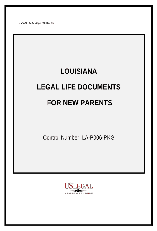 Pre-fill Essential Legal Life Documents for New Parents - Louisiana SendGrid send Campaign bot