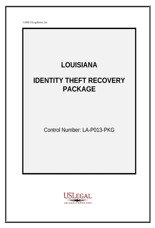 Arrange Identity Theft Recovery Package - Louisiana Dropbox Bot