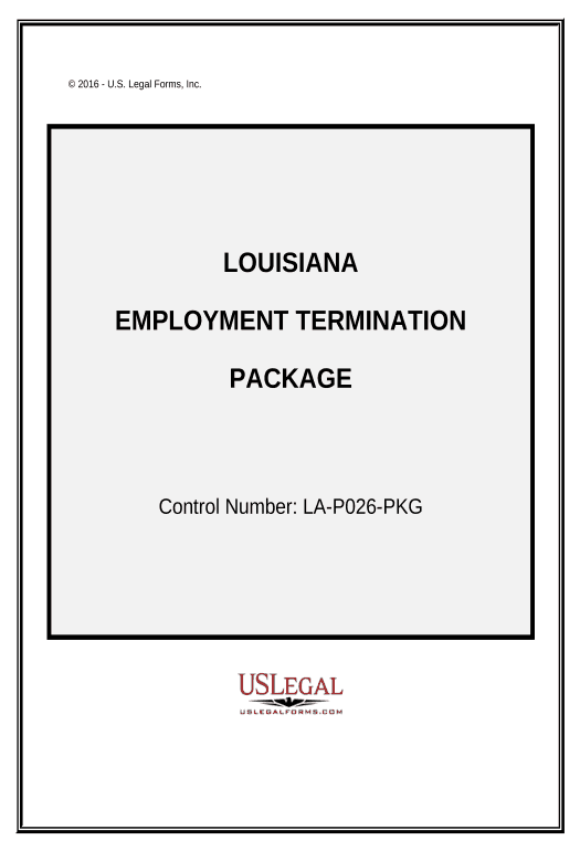 Automate Employment or Job Termination Package - Louisiana Rename Slate document Bot