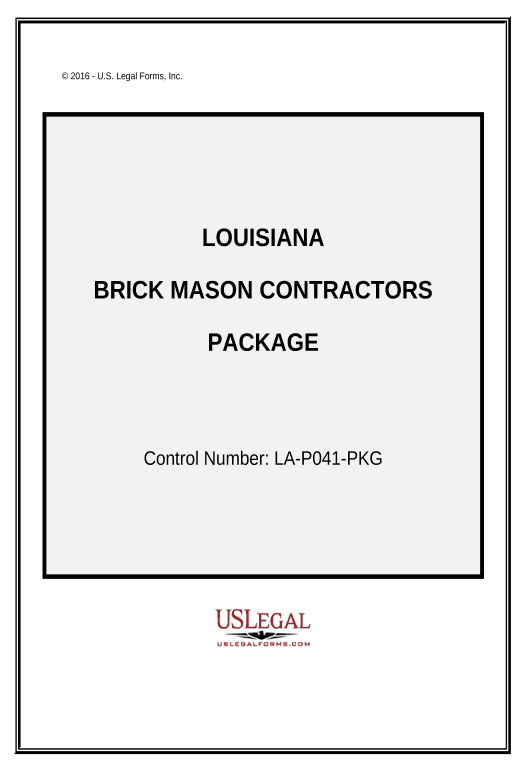 Incorporate Brick Mason Contractor Package - Louisiana Salesforce