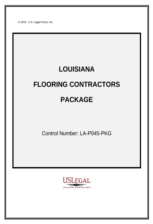 Extract Flooring Contractor Package - Louisiana Pre-fill with Custom Data Bot