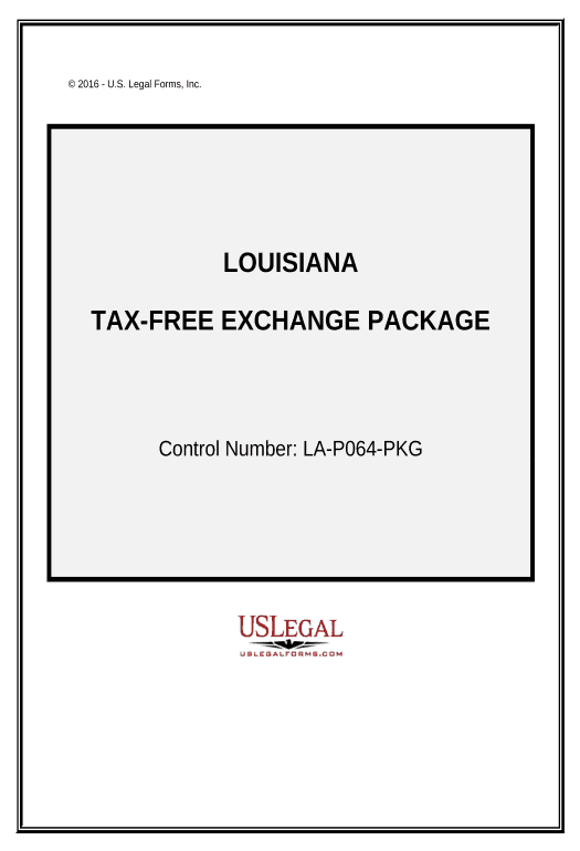 Update Tax Free Exchange Package - Louisiana Google Sheet Two-Way Binding Bot