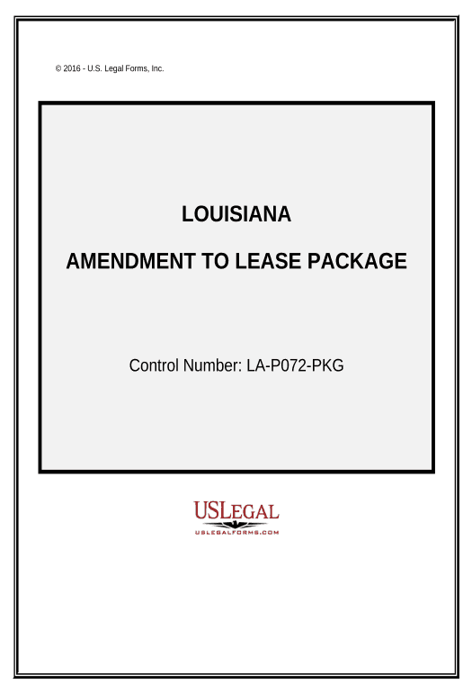 Integrate Amendment of Lease Package - Louisiana Webhook Bot