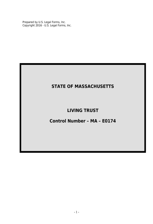 Export Living Trust for Husband and Wife with No Children - Massachusetts Pre-fill from AirTable Bot