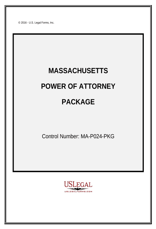 Update Power of Attorney Forms Package - Massachusetts Slack Notification Bot