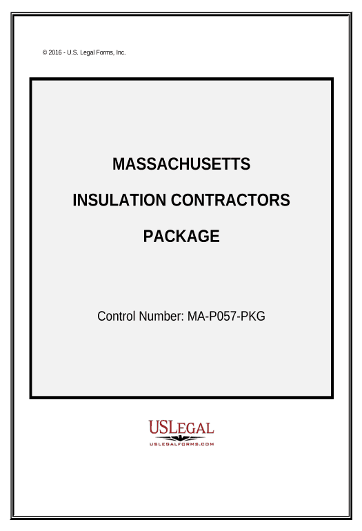 Arrange Insulation Contractor Package - Massachusetts Pre-fill from NetSuite Records Bot