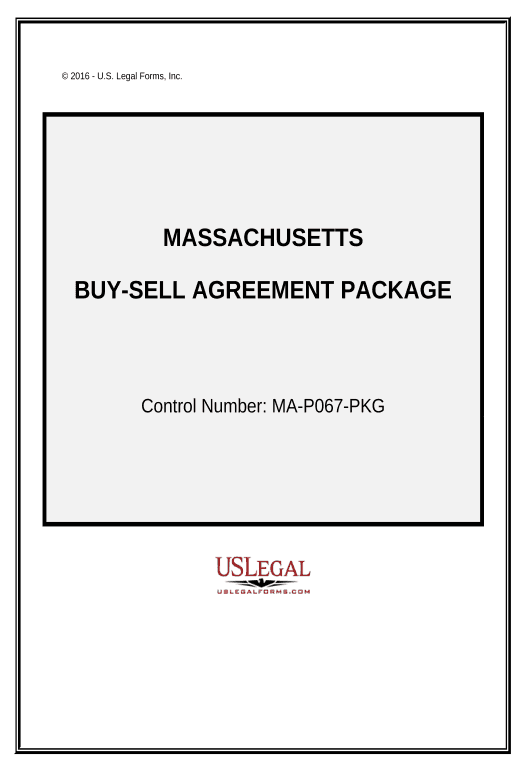 Automate Buy Sell Agreement Package - Massachusetts Salesforce