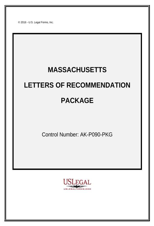 Synchronize Letters of Recommendation Package - Massachusetts Netsuite
