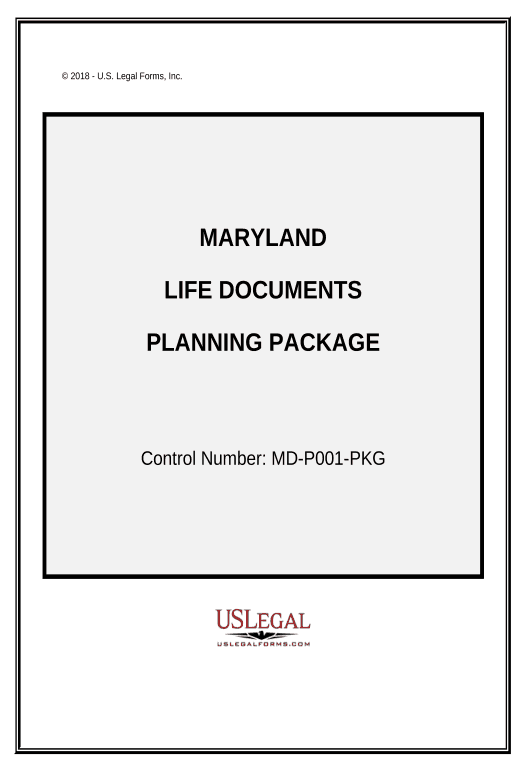 Automate Life Documents Planning Package, including Will, Power of Attorney and Living Will - Maryland OneDrive Bot