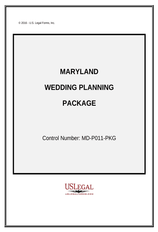 Archive Wedding Planning or Consultant Package - Maryland Pre-fill Slate from MS Dynamics 365 Records