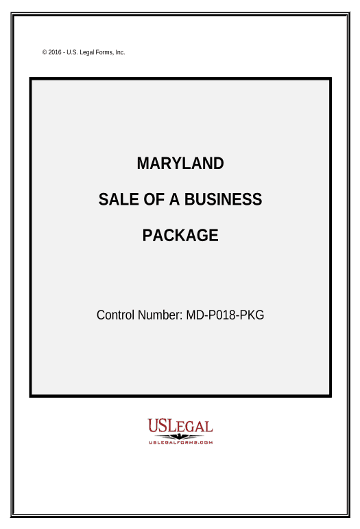 Automate Sale of a Business Package - Maryland Pre-fill from Google Sheet Dropdown Options Bot