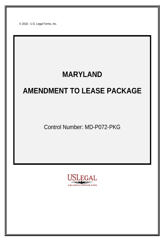 Extract Amendment of Lease Package - Maryland Webhook Postfinish Bot