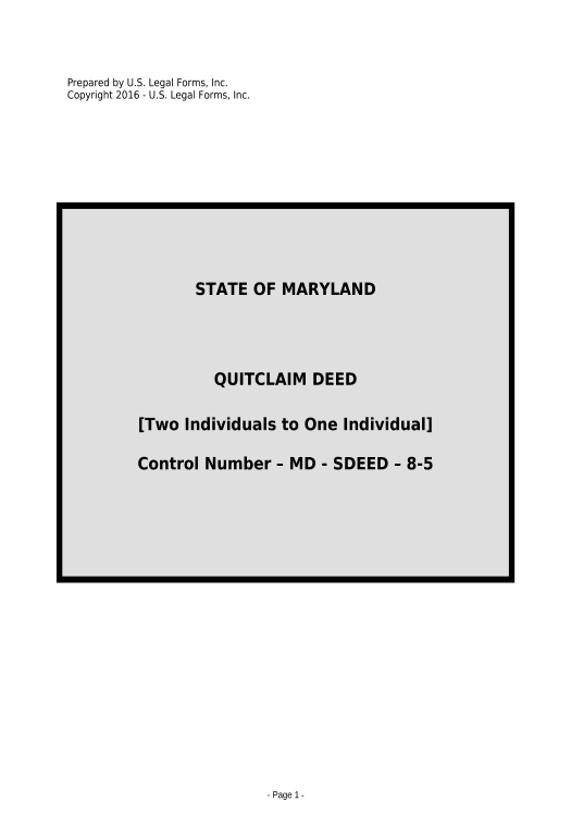 Manage maryland state forms quit claim deed download