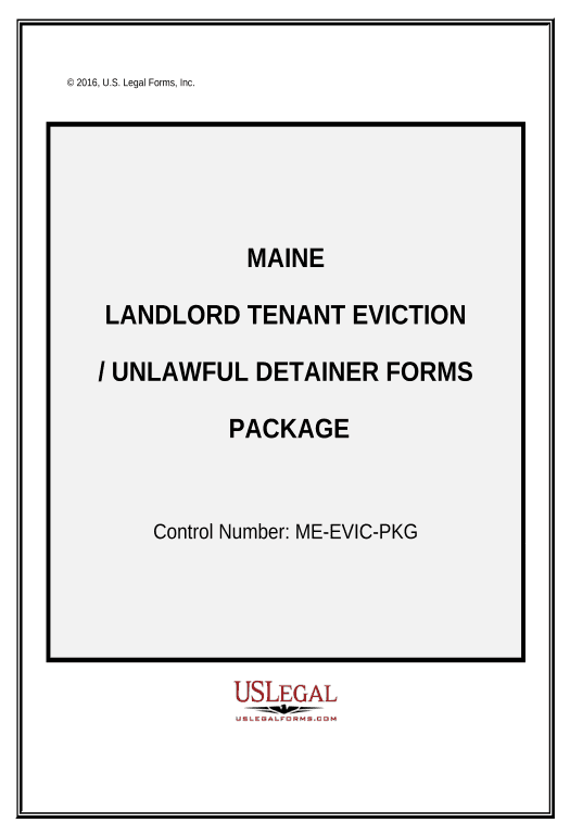 Archive Maine Landlord Tenant Eviction / Unlawful Detainer Forms Package - Maine Pre-fill Dropdown from Airtable