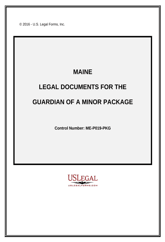 Integrate Legal Documents for the Guardian of a Minor Package - Maine Google Drive Bot