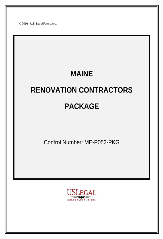 Synchronize Renovation Contractor Package - Maine Pre-fill from Salesforce Record Bot