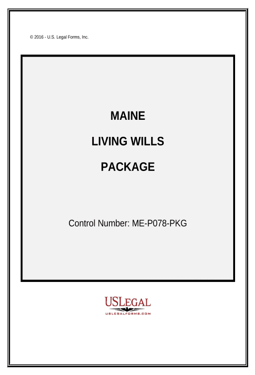 Pre-fill Living Wills and Health Care Package - Maine Export to NetSuite Record Bot
