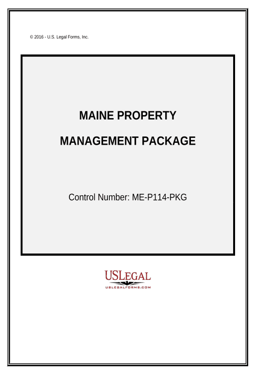 Manage Maine Property Management Package - Maine Box Bot