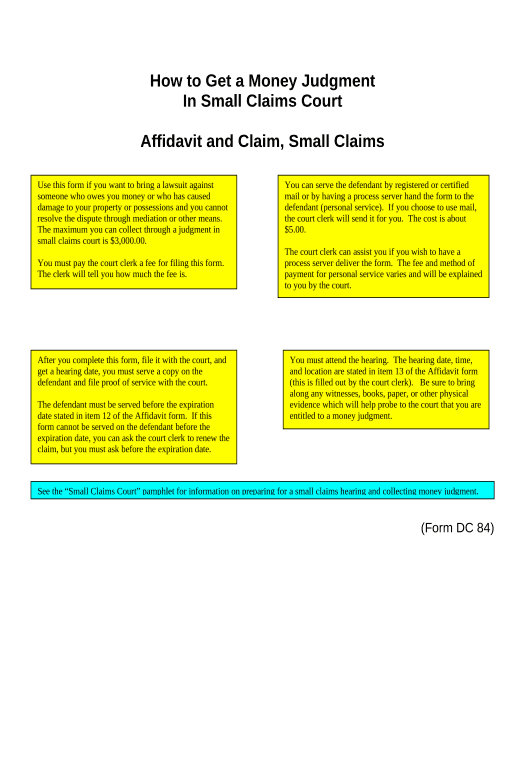 Automate Affidavit and Claim - Michigan Pre-fill from CSV File Bot