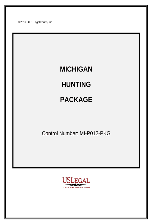 Incorporate Hunting Forms Package - Michigan Pre-fill from CSV File Bot