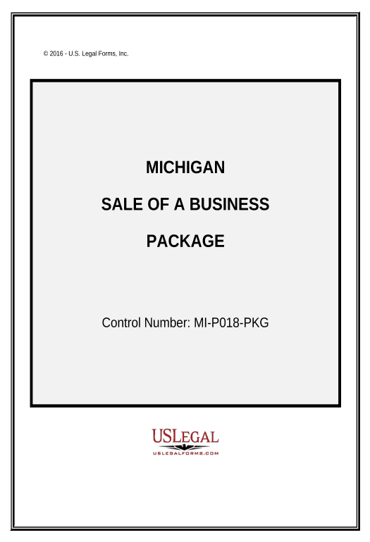 Archive Sale of a Business Package - Michigan Jira Bot
