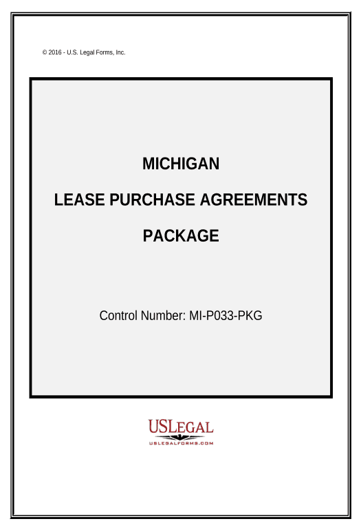 Automate Lease Purchase Agreements Package - Michigan Pre-fill from CSV File Dropdown Options Bot