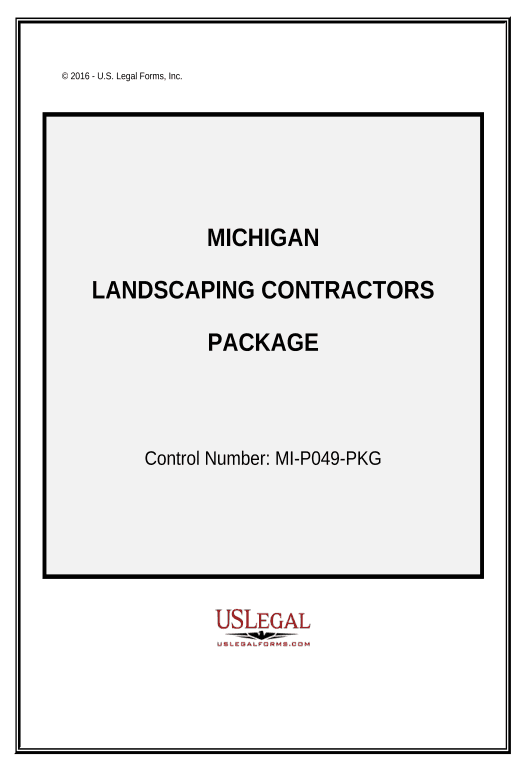 Extract Landscaping Contractor Package - Michigan Jira Bot