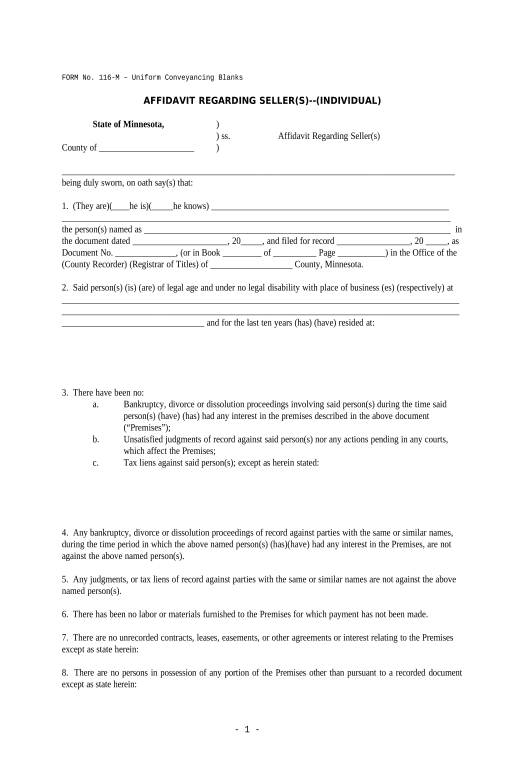 Export Affidavit Regarding Seller - Individual - UCBC Form 50.1.2 - Minnesota Pre-fill from MySQL Bot