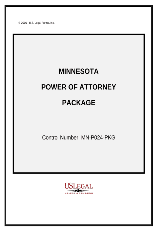 Archive Power of Attorney Forms Package - Minnesota Mailchimp add recipient to audience Bot