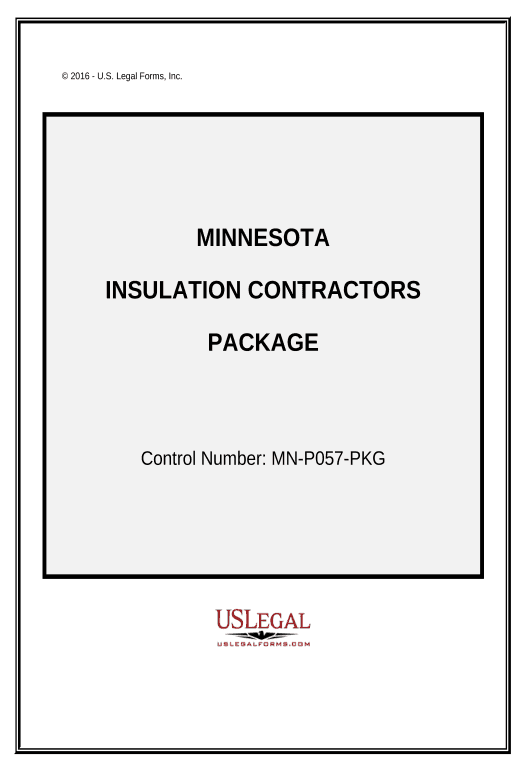 Extract Insulation Contractor Package - Minnesota Pre-fill Document Bot