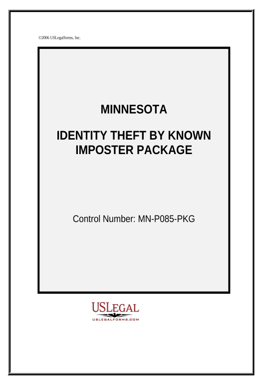 Integrate Identity Theft by Known Imposter Package - Minnesota Pre-fill Document Bot
